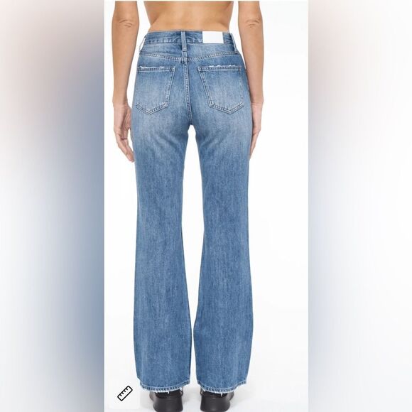 Revolve Pistola Stevie High Waist Flare Jeans in the color Seneca. 29 - Picture 4 of 13